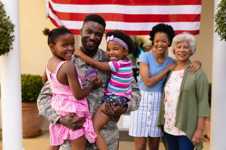 happy family celebrates soldier returning home 2026 01 09 11 43 50 utc
