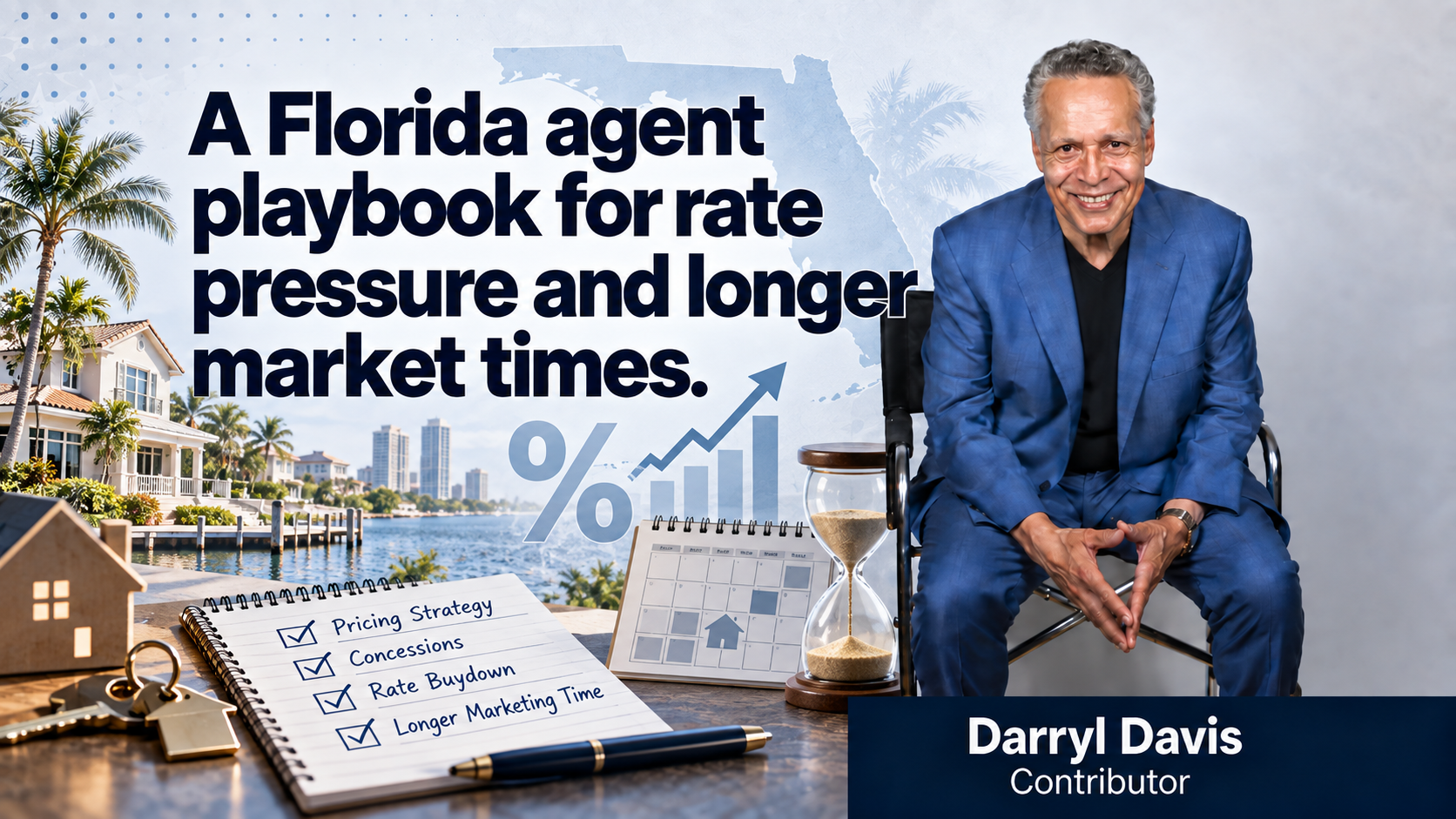 Darryl Davis shares Florida agent strategies for rate pressure and longer market times
