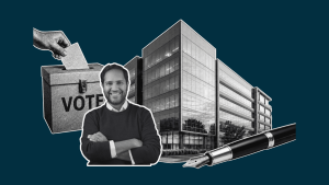 Vishal Garg portrait with HousingWire headline about retaining an attorney